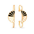 14KT Yellow Gold Sophisticated Stud Earrings,,hi-res view 2