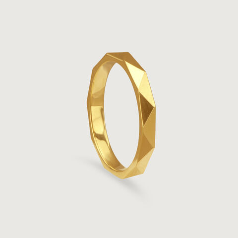 Facet Fun Gold Ring