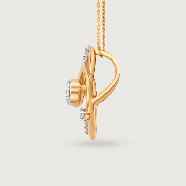 The Milky Way Whirl 14KT Diamond Pendant,,hi-res image number null