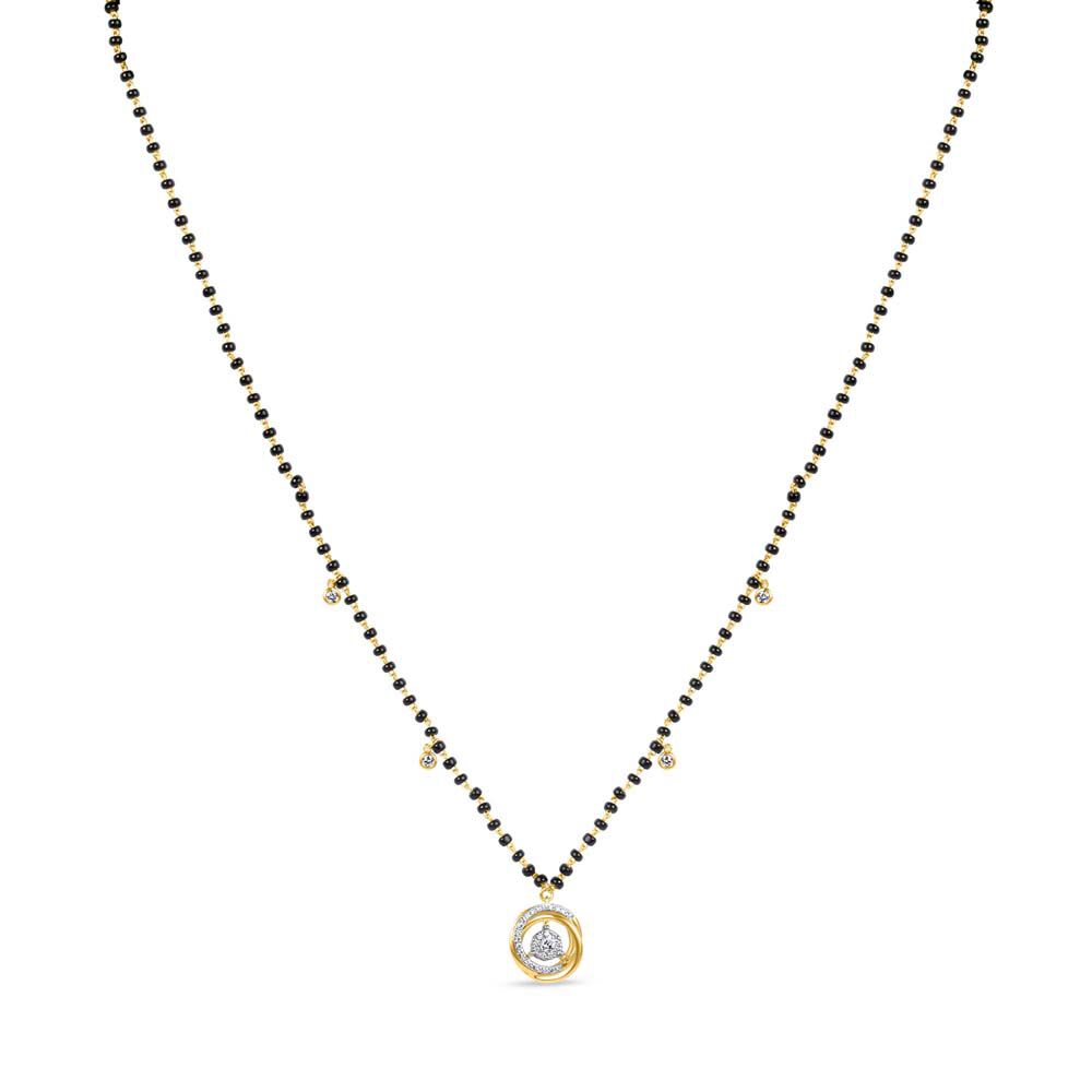 Tanishq mangalsutra clearance in diamond