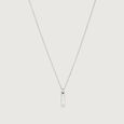 Hope Bar Silver Necklace,,hi-res view 4