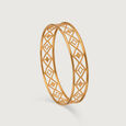 Chic Warli 22KT Gold Bangle,,hi-res view 4