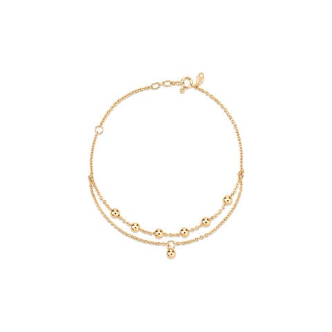 Delicate Rhythm Gold Bracelet