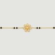 Radiant Floral Gold Mangalsutra Bracelet,,hi-res view 3