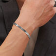 Smooth Glide Silver Bracelet,,hi-res view 2