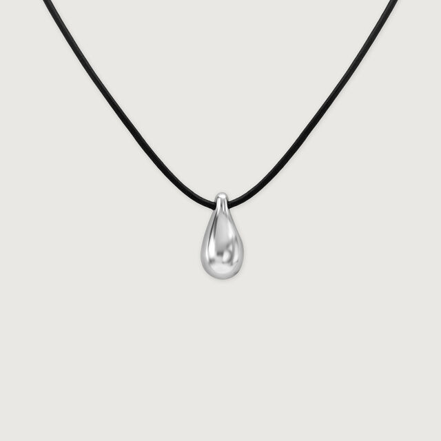 Sleek Drop Silver Pendant,,hi-res image number null