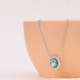 Starry Ocean Silver Necklace,,hi-res view 1