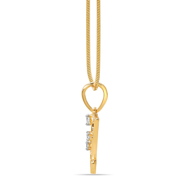 14kt Yellow Gold Virgo Pendant,,hi-res image number null