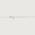 Elegant Leaf Drop Silver Necklace,,hi-res view 5