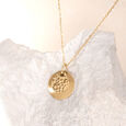 Layered Disc Gold Pendant,,hi-res view 1