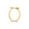 14KT Yellow Gold Radiant Orbit Adjustable Diamond Ring,,hi-res view 4