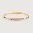 Sleek Twist Rose Gold Bangle,,hi-res view 3