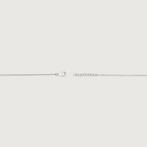Shimmer Flex Single Silver Anklet