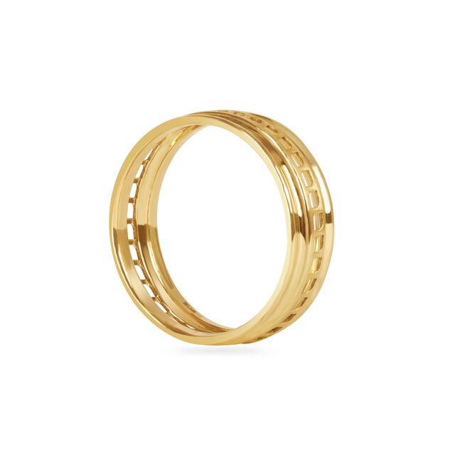 14KT Yellow Gold Power Band Finger Ring,,hi-res view 3