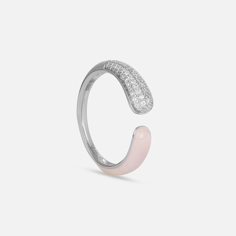 Open Band Silver Ring