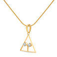 14KT Yellow Gold Aries Pendant,,hi-res view 3