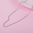 Sleek Minimalist Silver Chain,,hi-res view 1
