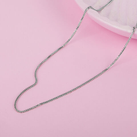 Sleek Minimalist Silver Chain