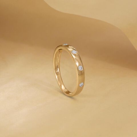 Subtle Orbit Diamond Ring