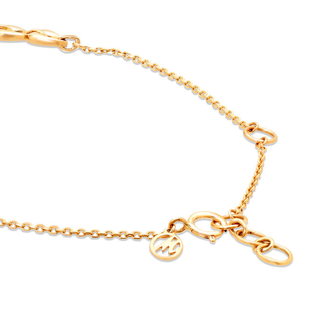 14KT Yellow Gold Tender Hearts Bracelet,,hi-res image number null