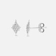 Luminous Radiant Silver Stud Earrings,,hi-res view 4