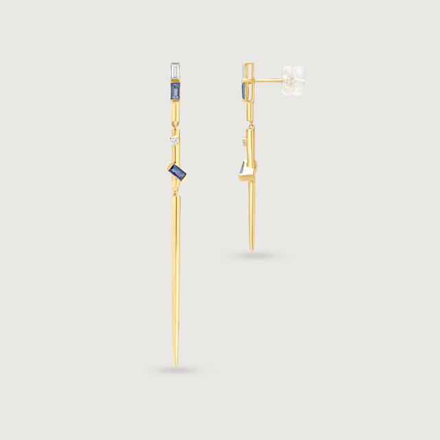 Starry Night Splendour 14KT Lolite Drop Earrings,,hi-res image number null