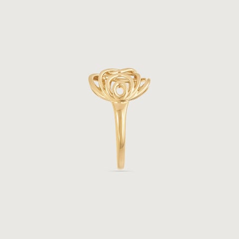 Rippling Harmony Gold Ring