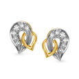 Angel Wings Fancy Diamond Stud Earrings,,hi-res view 1