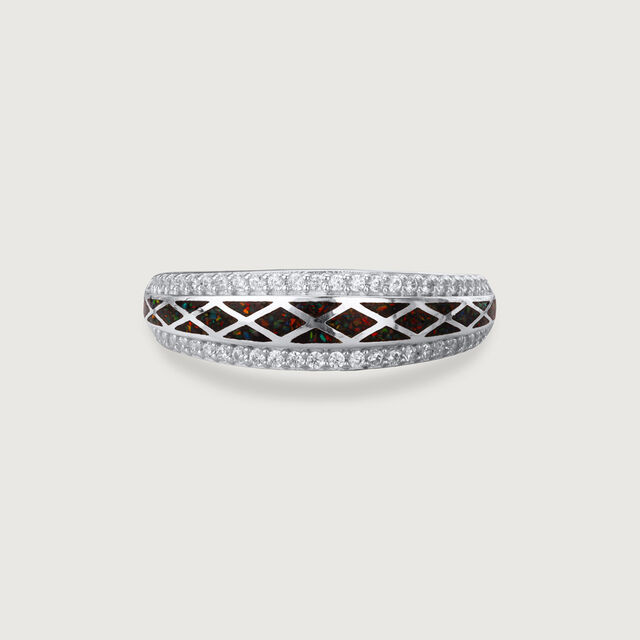 Shimmer Crush Silver Ring,,hi-res image number null