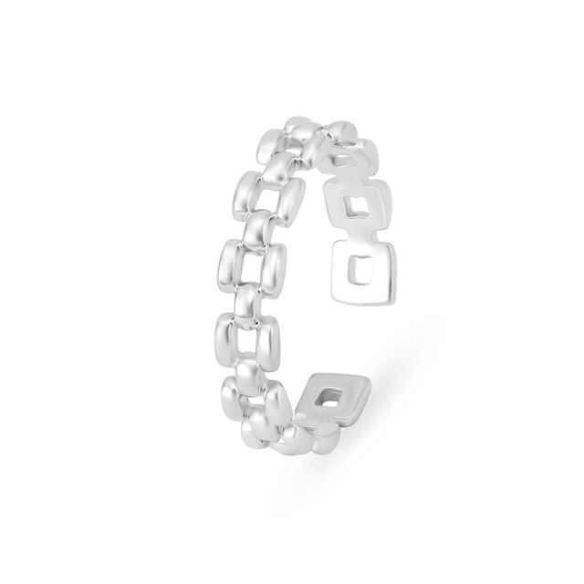 Tribal Chain Silver Toe Ring,,hi-res view 3