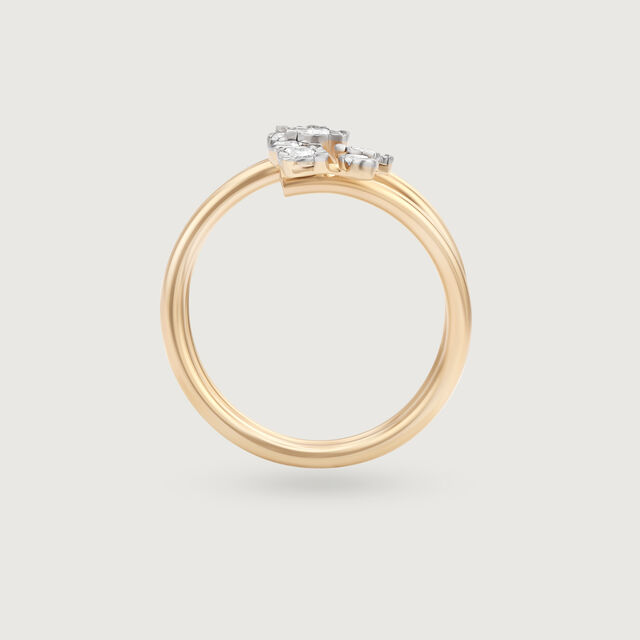 Starry Romance 14KT Diamond Finger Ring,,hi-res image number null
