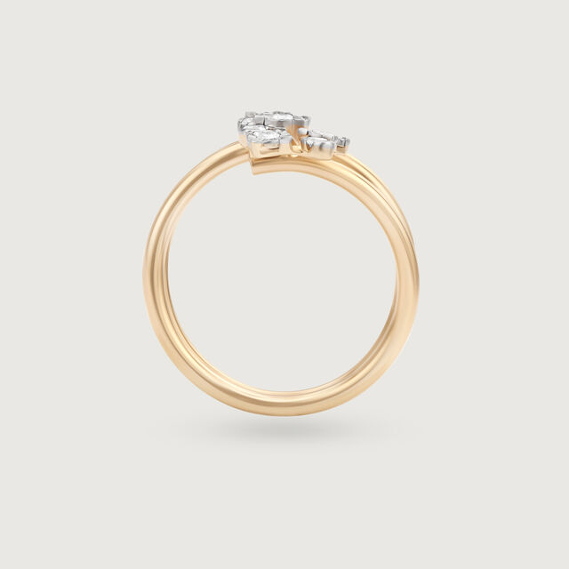 Starry Romance 14KT Diamond Finger Ring,,hi-res view 4