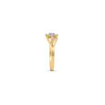 18KT Yellow Gold Geometric Diamond Finger Ring,,hi-res view 3