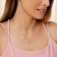 Supernova Sparkle 14KT Diamond Necklace,,hi-res view 2