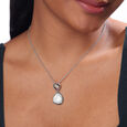 Mother of Pearl Dreamy Silver Pendant,,hi-res view 2