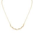 14kt Yellow Gold Stylish Diamond Necklace,,hi-res view 1