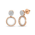 14 KT Opulent Rose Gold Drop Earrings,,hi-res view 2