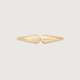 Graceful Leaf Gold Bangle,,hi-res view 1