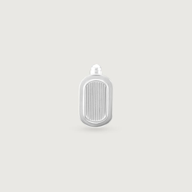 Oval Line Silver Cufflinks,,hi-res image number null