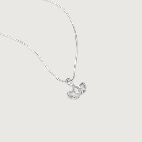 Elegant Curve Silver Pendant