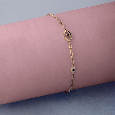 Guardian Glitz Evil Eye Gold Bracelet