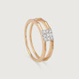 Lustrous Divide 14KT Gold & Diamond Ring,,hi-res view 4