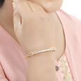 18 KT Yellow Gold Link Bangle,,hi-res view 3