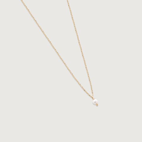 Stellar Loop Pearl Necklace