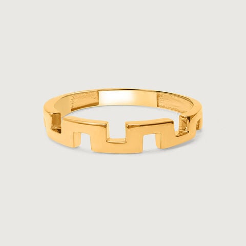 Architectural Allure 18KT Gold Ring