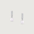 Gleam Drop Silver Drop Earrings,,hi-res view 3