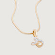 Lippan Filigree Gold & Diamond Pendant,,hi-res view 3