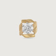Sparkling Charm Gold and Diamond Nose Pin,,hi-res view 3