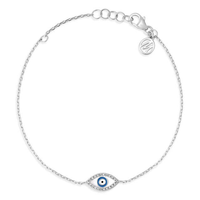 Evil Eye Bracelet in Silver,,hi-res image number null