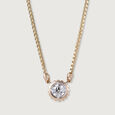 Blooming Beauty 14 kt Gold & Diamond Pendant with Chain,,hi-res view 3